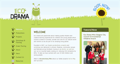 Desktop Screenshot of ecodrama.co.uk